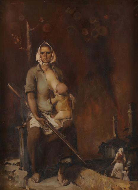 Иванов-Сакачев И.С. Мать. Прифронтовая полоса. 1980 Иванов-Сакачев И.С. Мать. Прифронтовая полоса. 1980